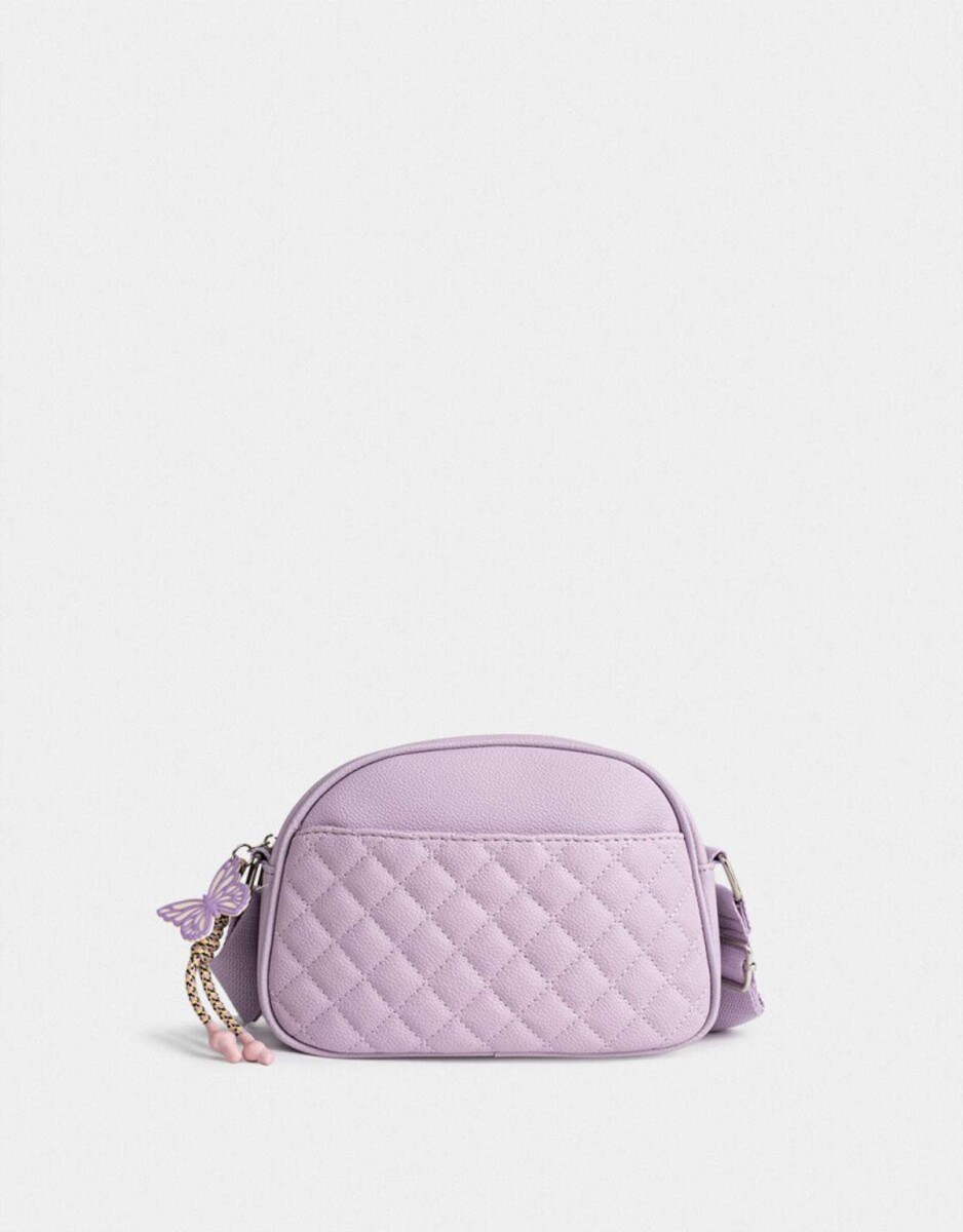 Bandolera Puffy Mariposa - Violeta Lila 