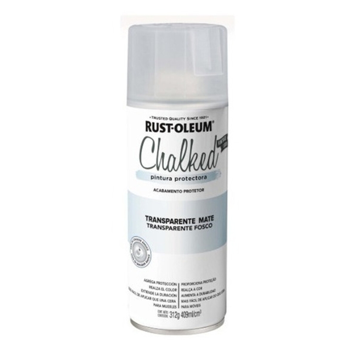 AEROSOL RUST OLEUM TIZADO TRANSPARENTE MATE 340GR. - N/a 