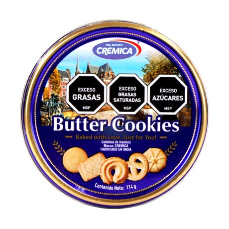 GALLETAS DANESAS LATA 114 GR BUTTER COOKIES GALLETAS DANESAS LATA 114 GR BUTTER COOKIES