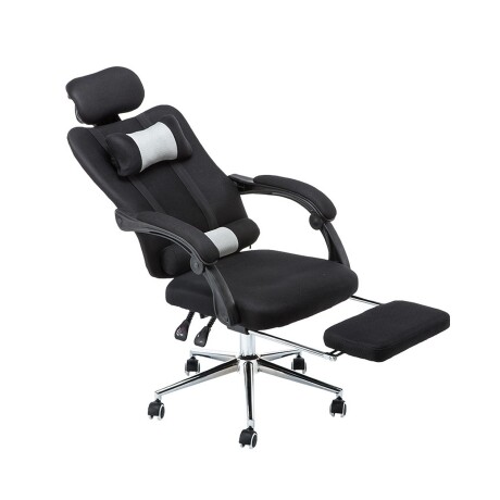 Silla Ejecutiva Ergonómica Lumax Modelo Wynn con Apoyapies Negro