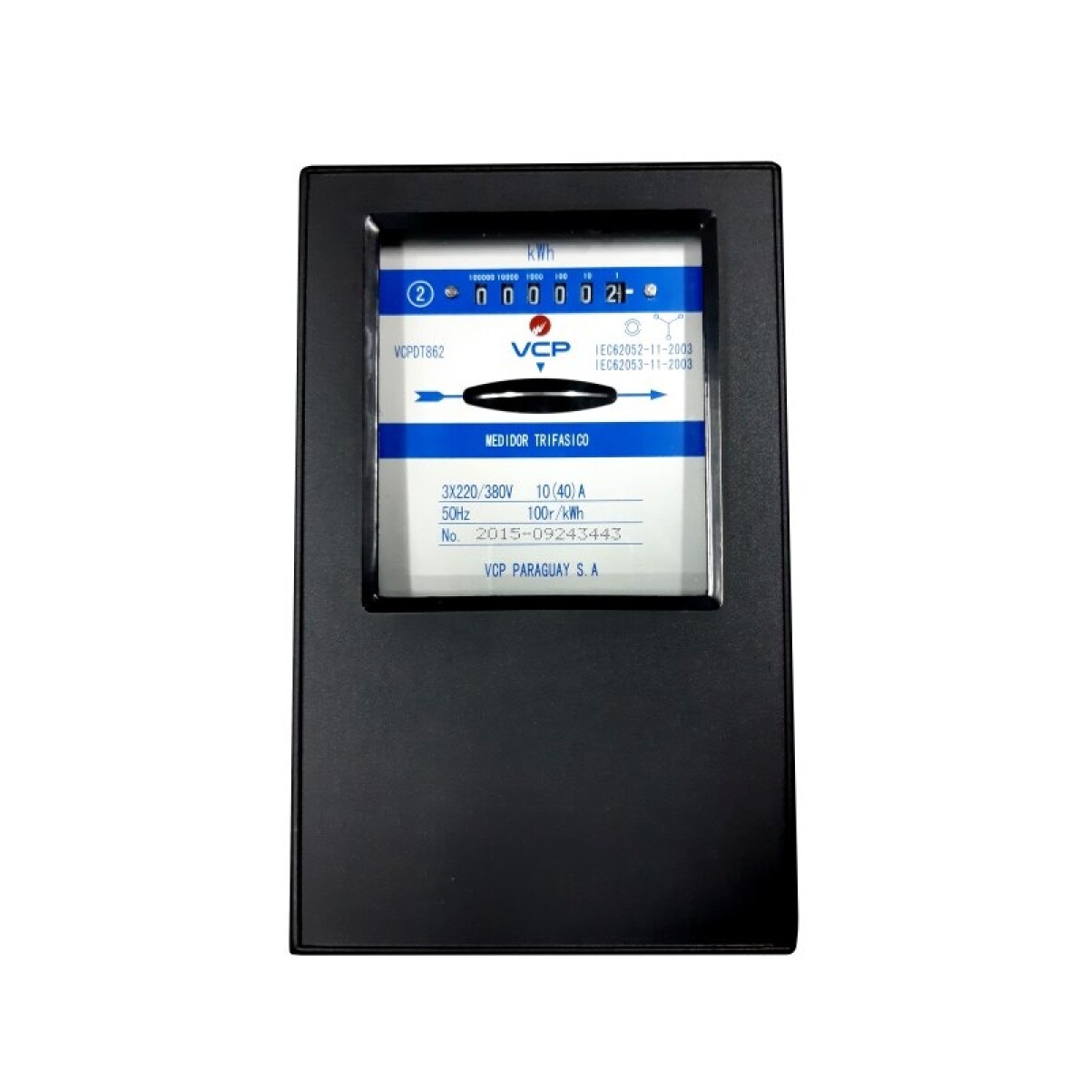 MEDIDOR ANALOGICO TRIFASICO 10-40A 380V 