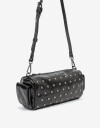 City Cartera Formato City Con Tachas - Negro