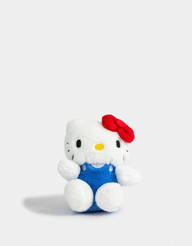 Llavero Peluche Llavero Y Charm Peluche "hello Kitty" - Combinacion Multicolor