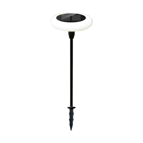 Poste caminero solar negro 125Lm/W cálida Ø115X750 IX4972
