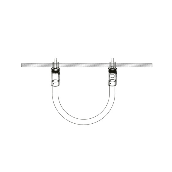 Acc.suspender en forma de U cinta Archi-360° Ø22mm IX1685