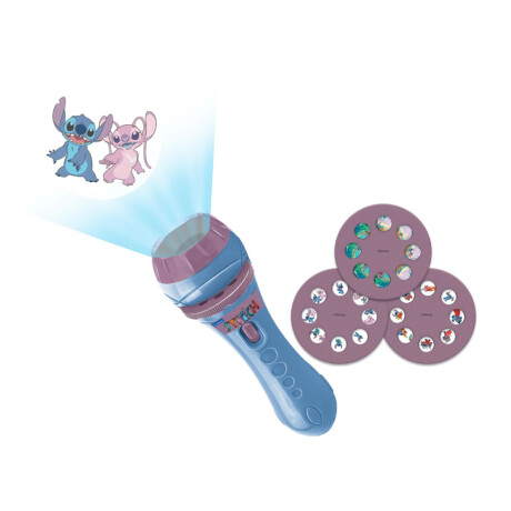 Linterna Proyector Stitch 3 Discos