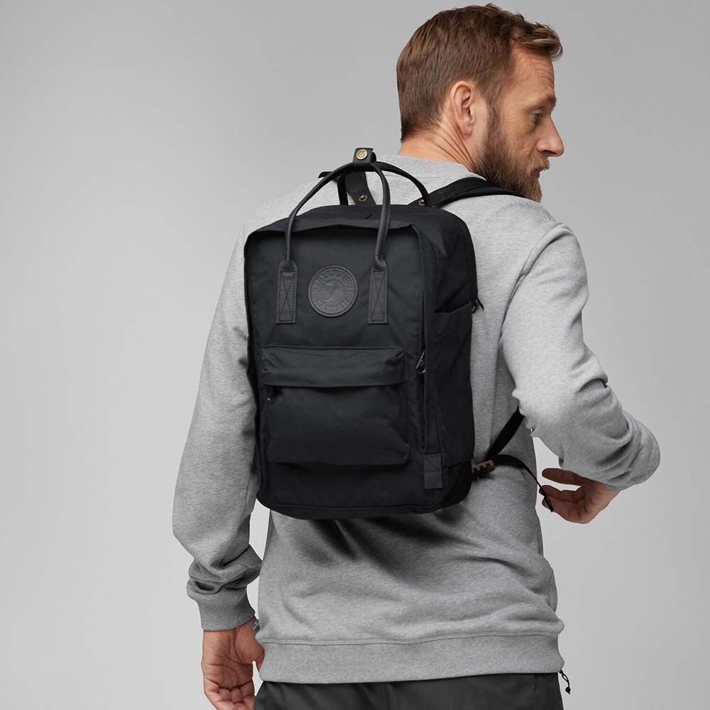 Mochila Fjallraven Kanken No. 2 Black Laptop 15 Unisex Black
