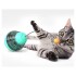 Juguete Gato Dispensador Comida Interactivo Mascota Alimento Color Variante Turquesa