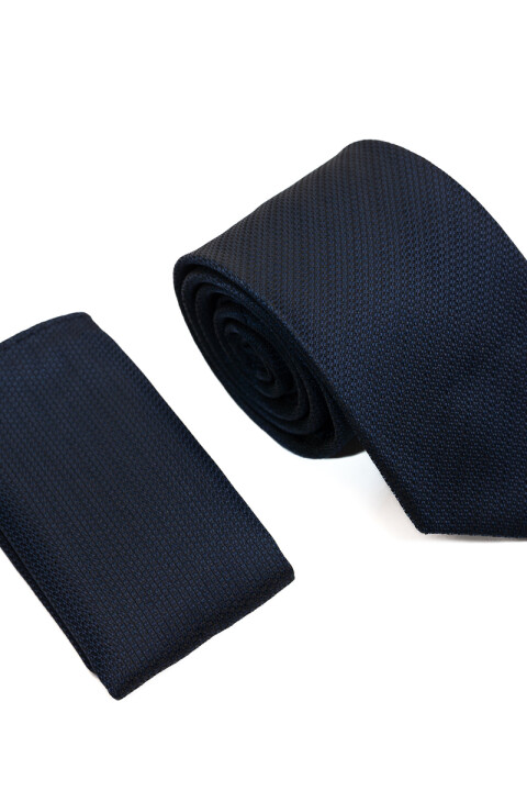 Corbata con Pañuelo AZUL