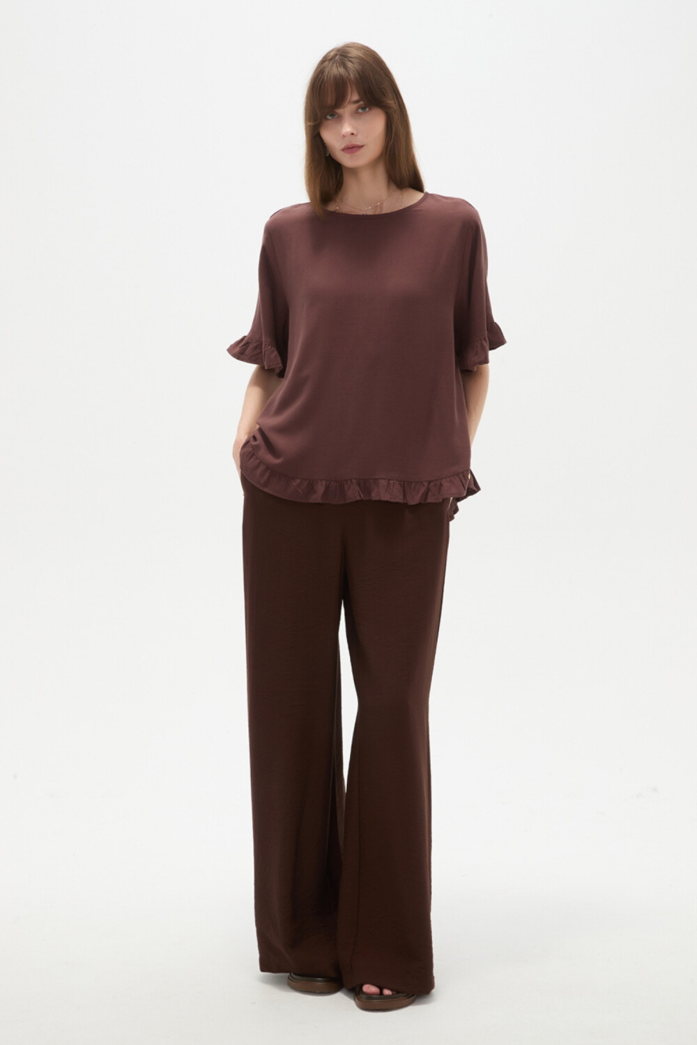 Blusa Abbas Chocolate