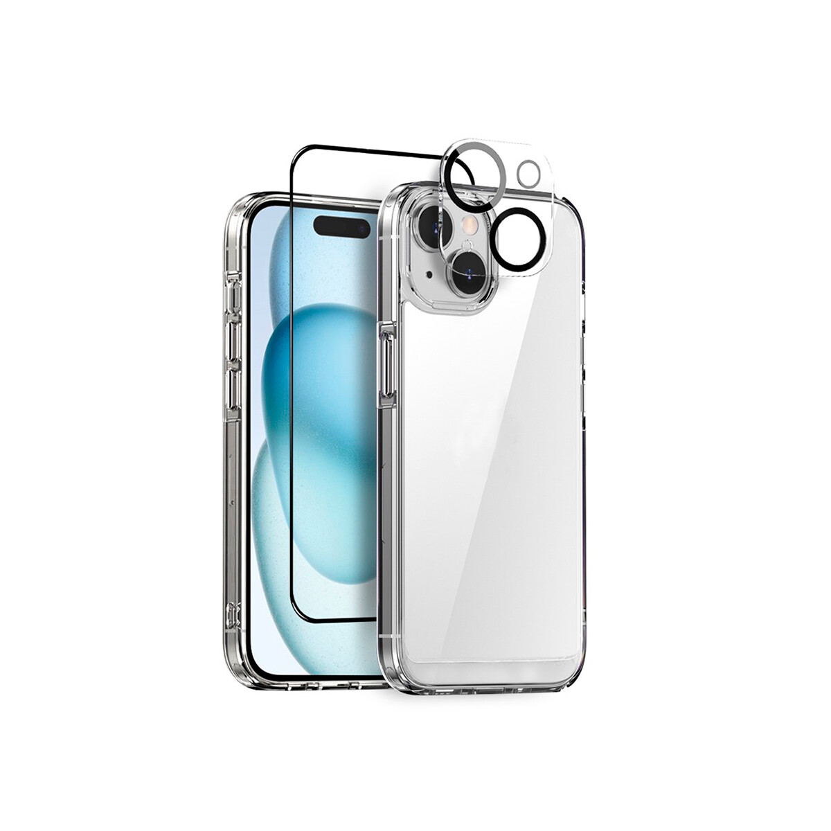 Kit de protección 3 en 1 para iPhone 15 