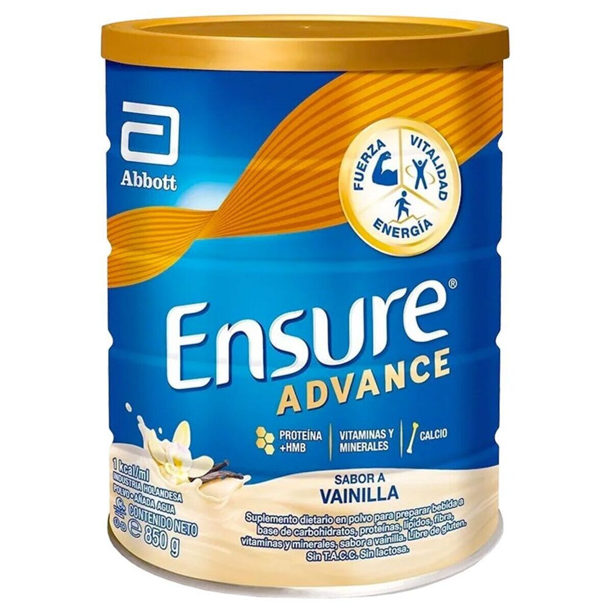 ENSURE ADVANCE PVO. VAINILLA FR. X 850 G 