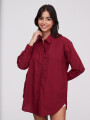 Camisa Delano Bordeaux