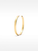 Pulsera Rígida Irregular dorado
