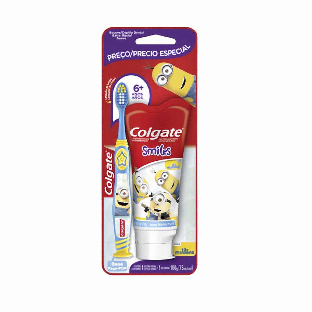 Crema dental COLGATE minions + cepillo 