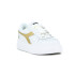 Championes Diadora Blanco-Dorado