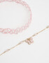Collares Infantiles Mariposas Set De Collares - Dorado