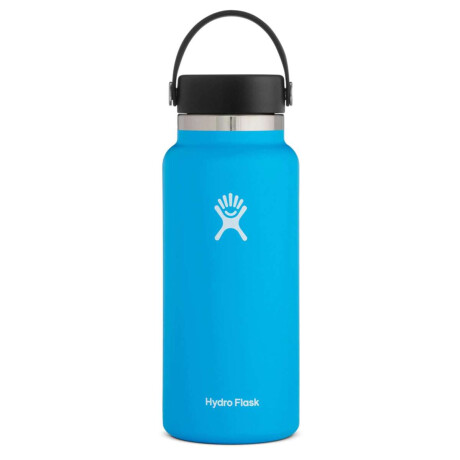 Botella Hydro Flask 32 Oz Wide Mouth Flex Cap Celeste