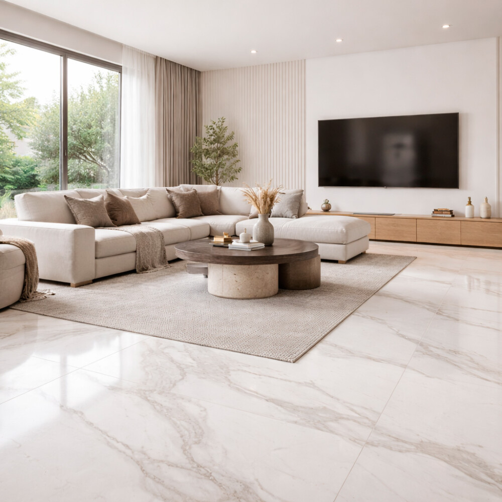 CERÁMICA PARA PISO STATUARIO LUX "A" 31X59 CM Cerámica Para Piso Statuario Lux "a" 31x59 Cm
