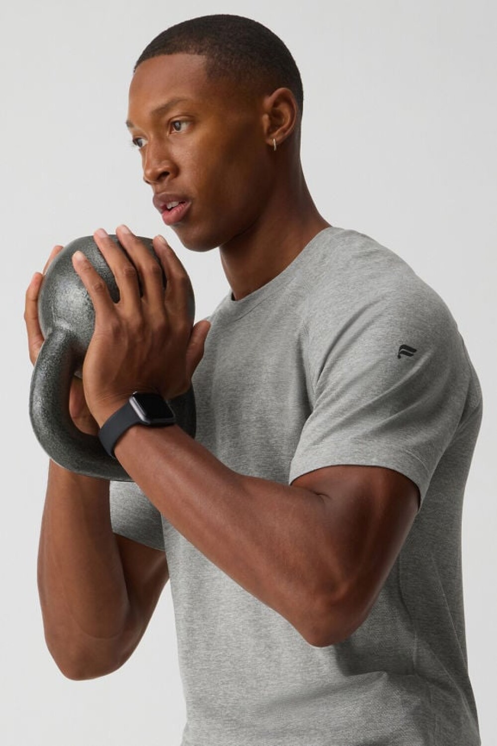 Remera Fabletics The Training Day Gris