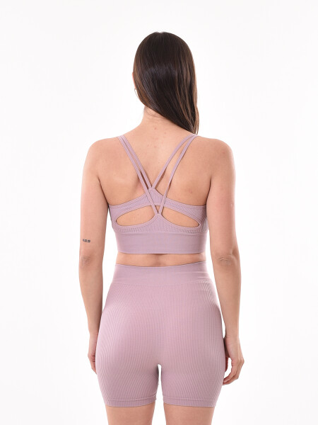 TOP SEAMLESS GIDEY LILA OSCURO