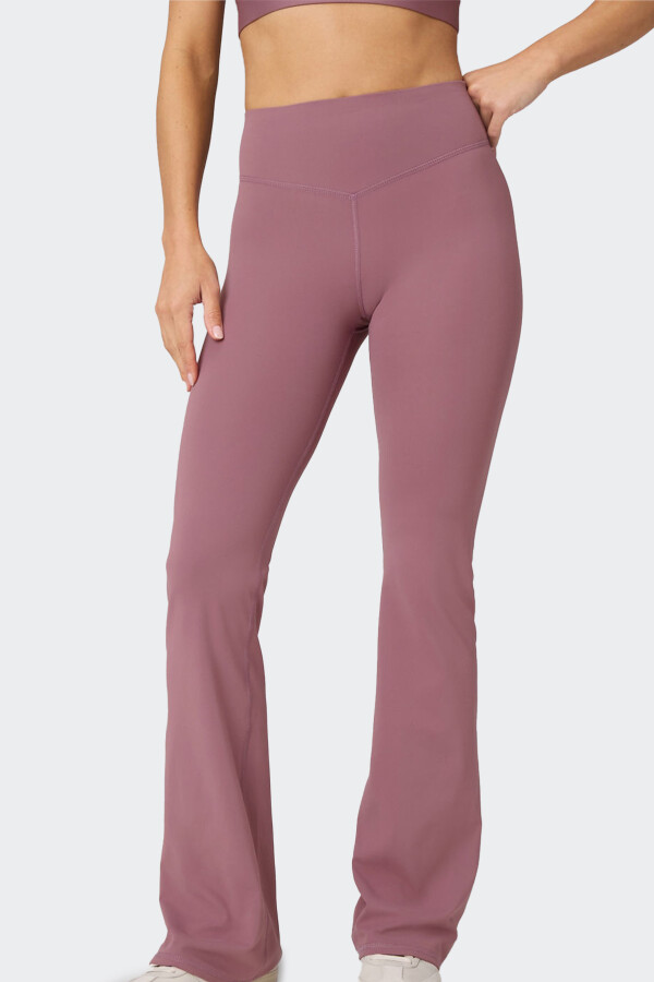Pantalón Fabletics Campana PureLuxe Rosa