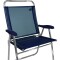 Sillón En Aluminio Nuevo King más Ancho Super Resistente 140 kg AZUL MARINO