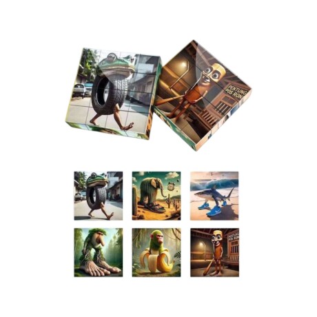 Puzzle en Cubos Brainrots 118-1 Varios Modelos 001