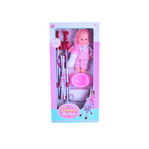 3x2 Bebé C/paraquita y accesorios en caja visora 28*10*60.5c 3x2 Bebé C/paraquita Y Accesorios En Caja Visora 28*10*60.5c