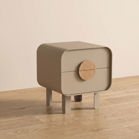 MESA DE LUZ MDF-Y-METAL MARRON ARTEMIS