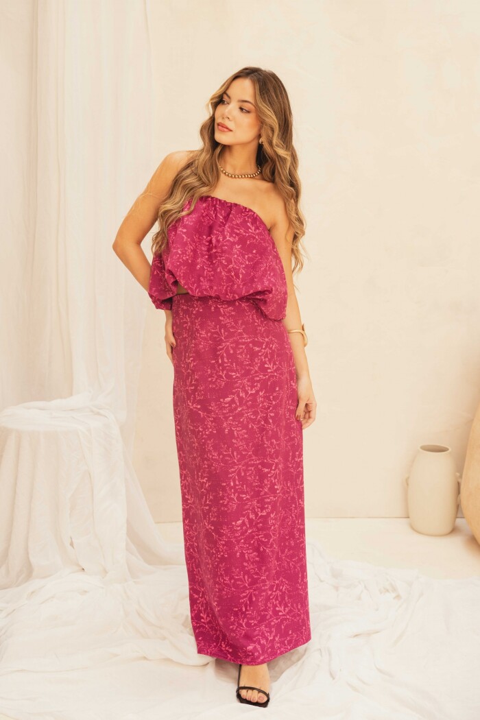 FALDA CARLOTTA CRIMSOM WORN BOTANICA FALDA CARLOTTA CRIMSOM WORN BOTANICA