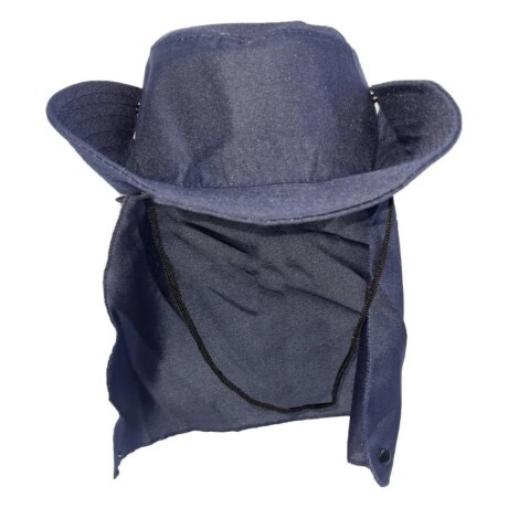 Sombrero de pescador con cubrenuca y protección UV50+ KING BRASIL Azul
