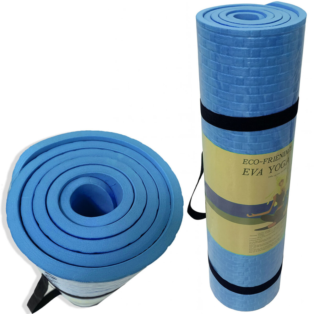 Colchoneta De Yoga 10mm Celeste