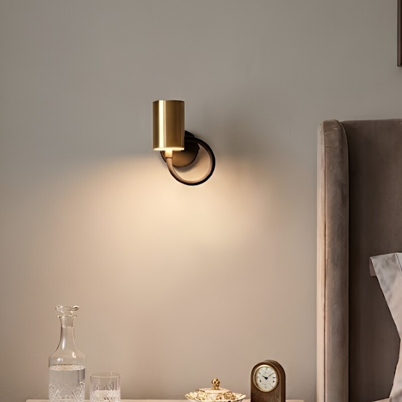 ARTEFACTO DE ADOSAR EN PARED BOLD Luminaria De Pared Bold Orientable Dorado