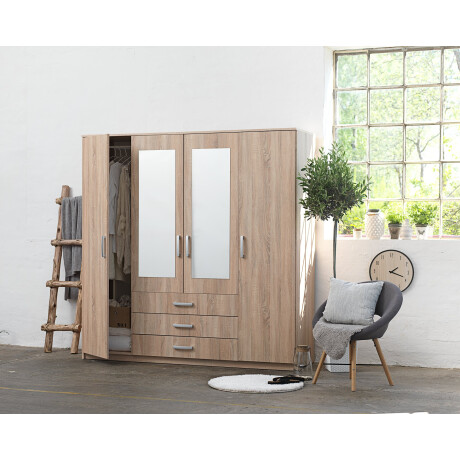 Armario Vellerup 200X200 Combi Roble