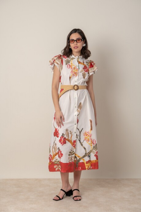 VESTIDO AIDANA Coral