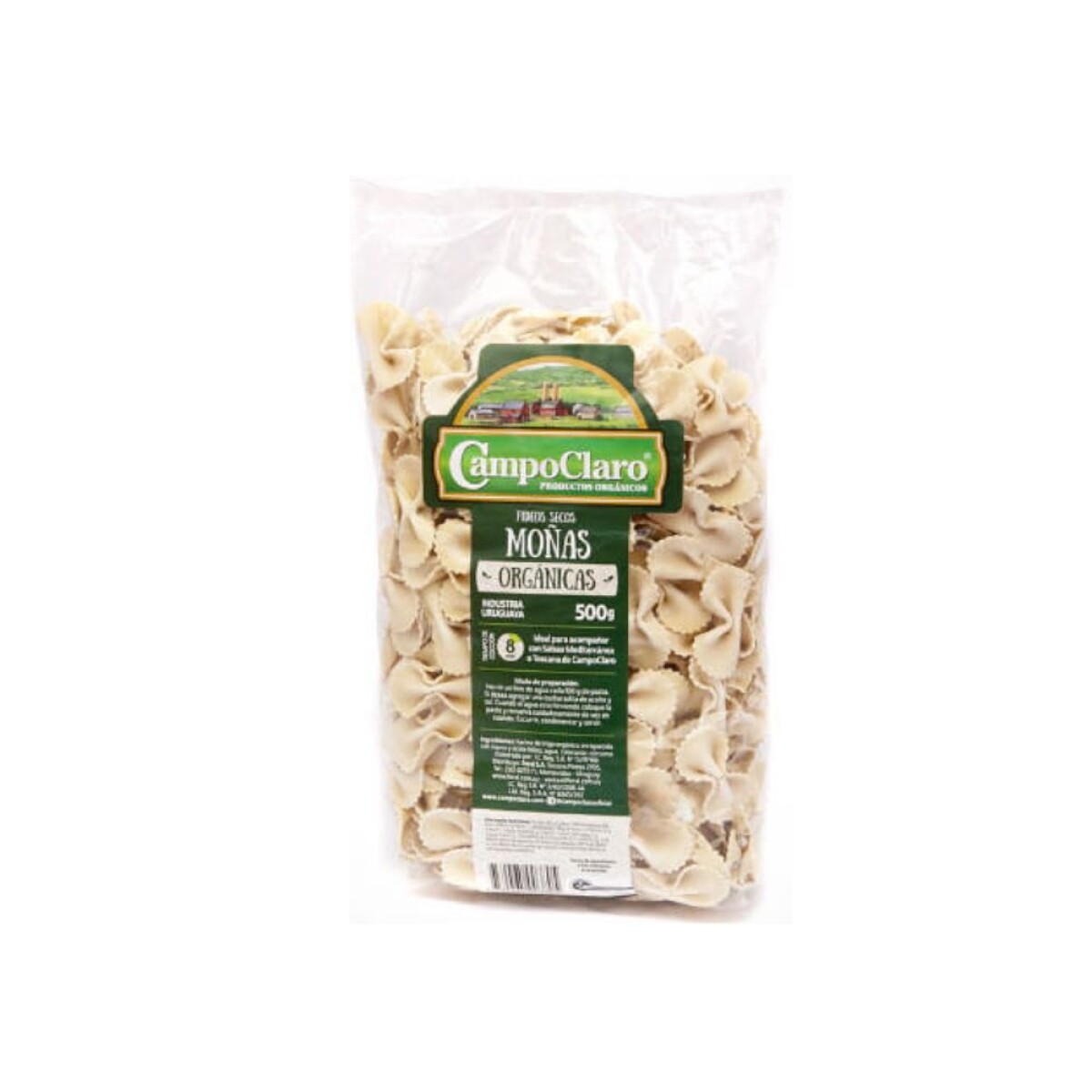 Moñas Campo Claro Orgánica 500g 