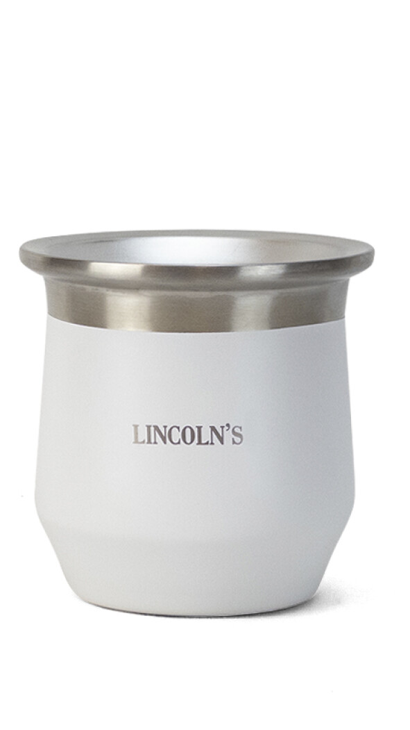 MATE TUNEZ ACERO INOXIDABLE BLANCO
