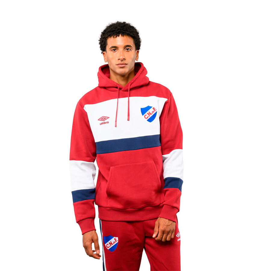 Canguro de Hombre Umbro Grav Nacional Bordó - Blanco