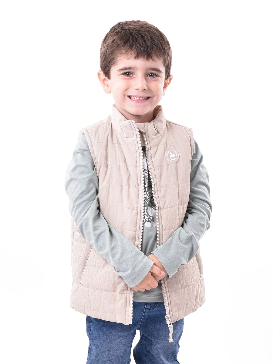CHALECO ONIX - BEIGE OSCURO 
