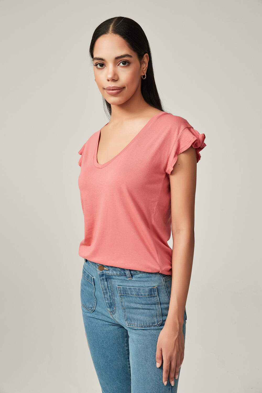 Remera Serbia Rosa Oscuro