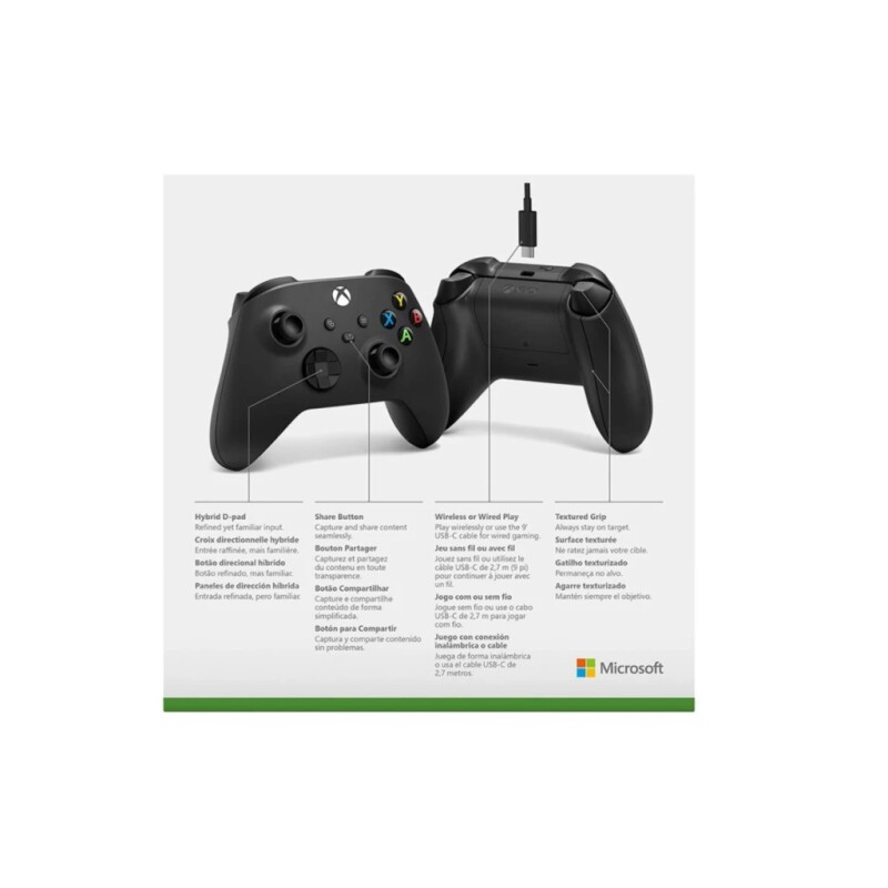 JOYSTICK ORIGINAL XBOX ONE + CABLE JOYSTICK ORIGINAL XBOX ONE + CABLE