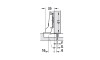 Bisagra push con expulsor integrado 329.17.90 02
