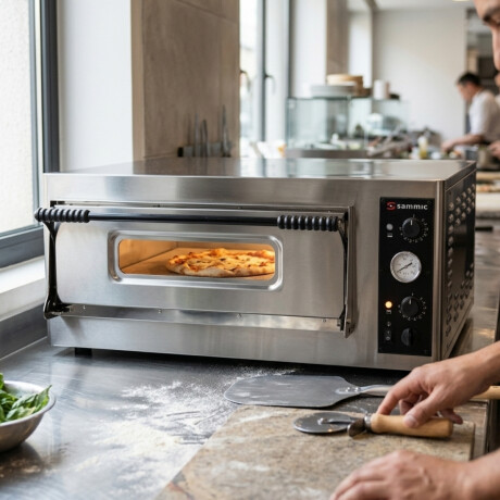 Horno para Pizza Una Cámara Eléctrico PO4 Horno para Pizza Una Cámara Eléctrico PO4