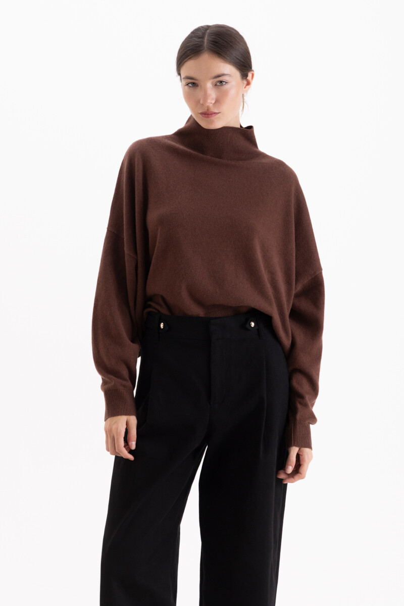 POLERA WARM Chocolate