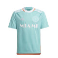 Camiseta Infantil Adidas Inter Miami Verde menta - Blanco