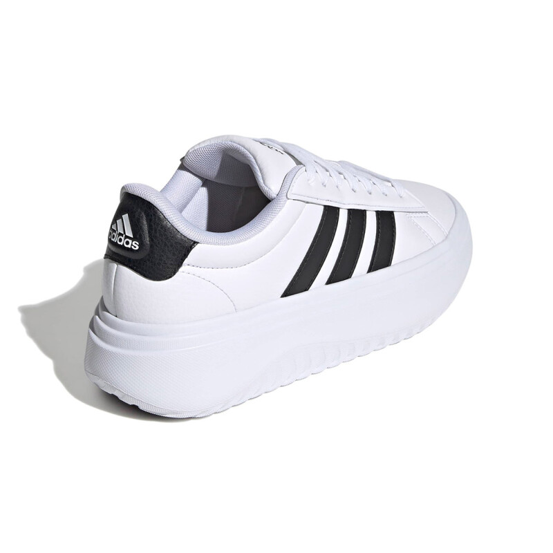 Championes Adidas Grand Court Mujer Blanco-Negro