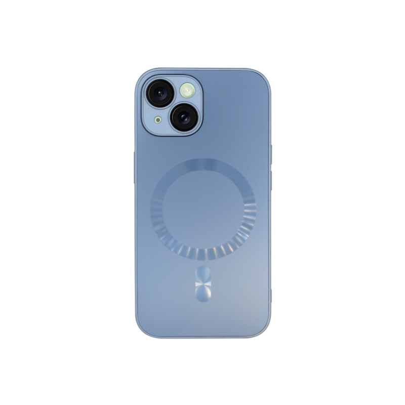Protector iPhone 15 color azul con MagSafe Protector Iphone 15 Color Azul Con Magsafe