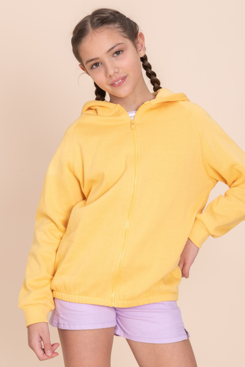 Chaqueta deportiva con capucha Amarillo