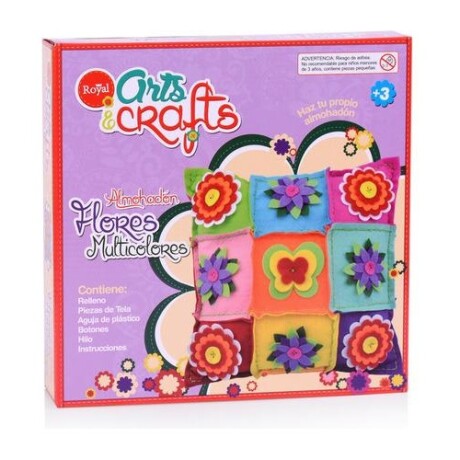 Juego Art&Craft Kit almohadón de flores Royal Juego Art&Craft Kit almohadón de flores Royal